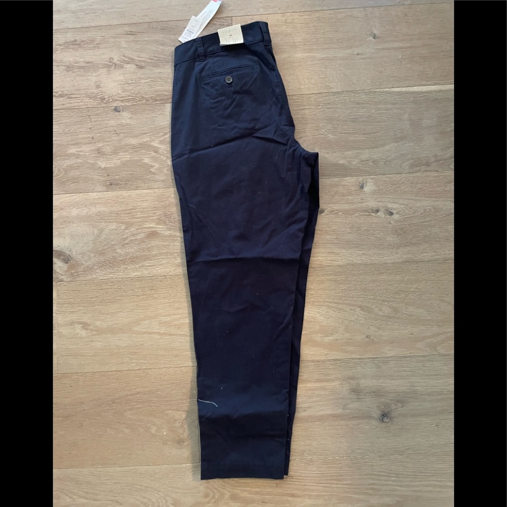 talbots navy blue chinos